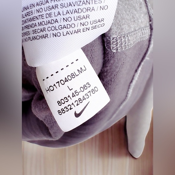 Nike Pro Dri-Fit Women's Long Sleeve 1/4 Zip Pullover Top Gray L Warm Stretch - Picture 13 of 16